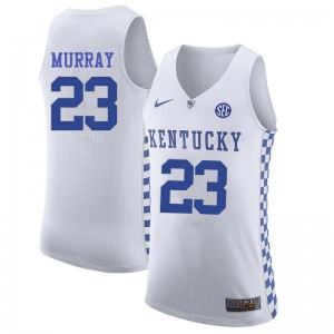 Men's Kentucky Wildcats Jamal Murray #23 White Stitch Jerseys 984506-640