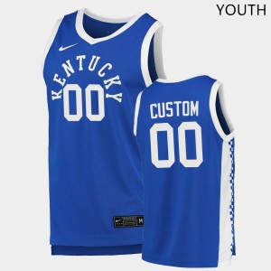 Youth Kentucky Wildcats Custom #00 Alumni Limited Royal Blue Jerseys 110591-638